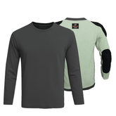 Kevlar-Lined Motorbike T-Shirt in Charcoal Grey