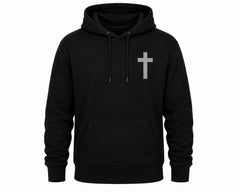 Men's Kevlar Motorcycle Hoodie in Black with Blessed Obsession Reflective
