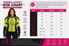 Women's Armored Motorcycle Mesh Jacket in Black & White with CE Level 2 Armor
