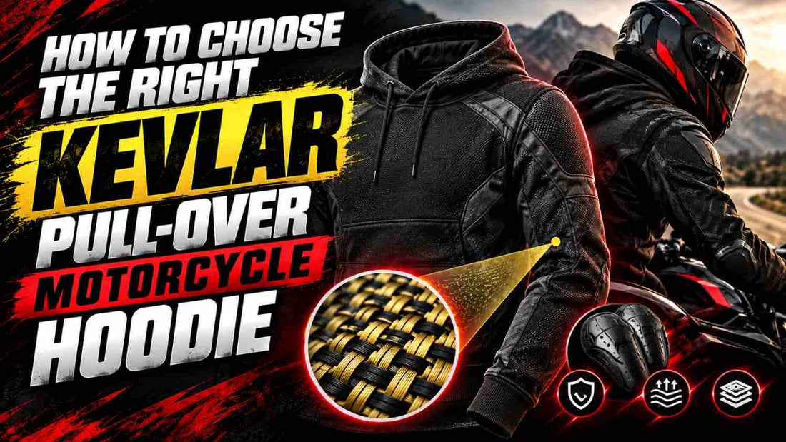 How to Choose the Right Kevlar Pull-over Motorcycle Hoodie