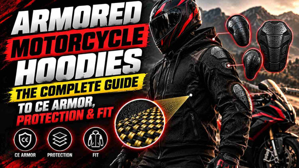 Armored Motorcycle Hoodies: The Complete Guide to CE Armor, Protection & Fit