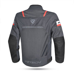 RTECH Spiral Mesh Motorcycle Jacket Anthr/Grey/Black/Red