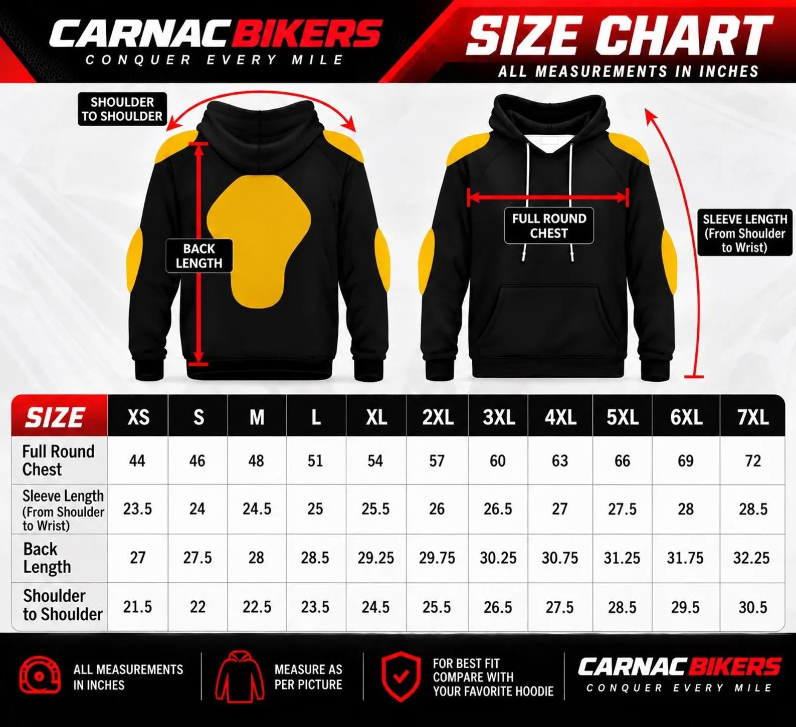 Armored Motorcycle Hoodie with Reflective Tribal Vortex Print, CE Level 2