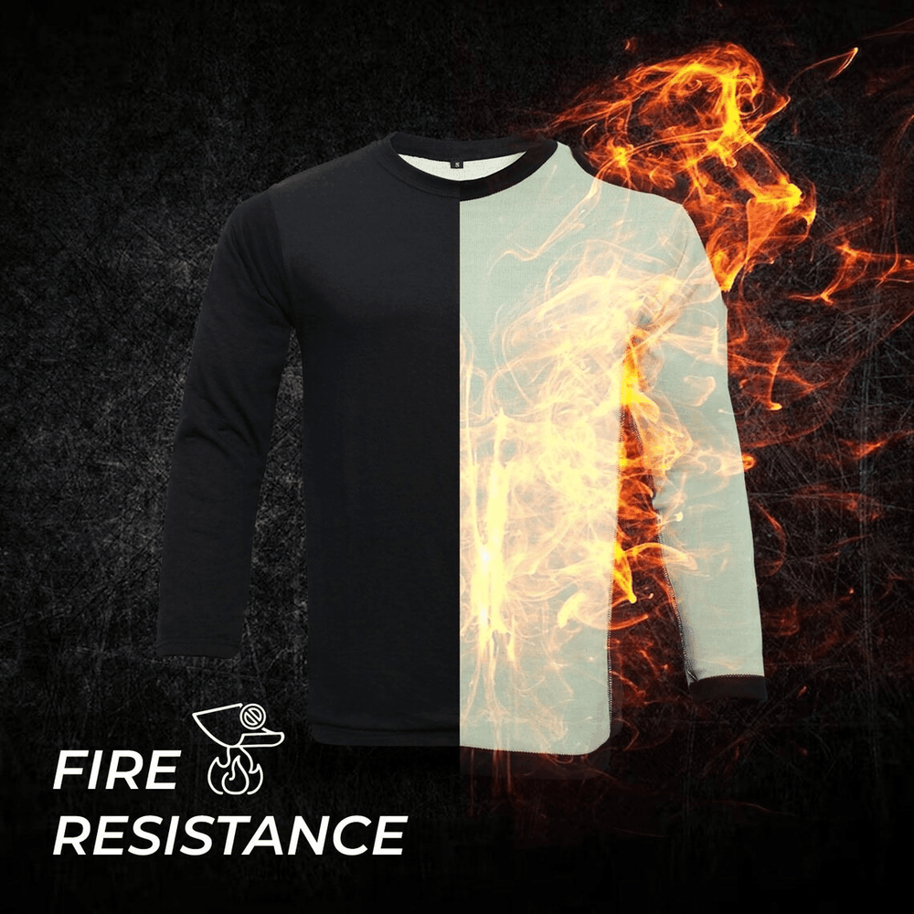 Kevlar Lined Motorcycle T-Shirt in Black with CE Level 1 Armour