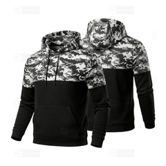 Unisex Kevlar Motorbike Digital Camo Hoodie with Free Level 2 Armor Protectors