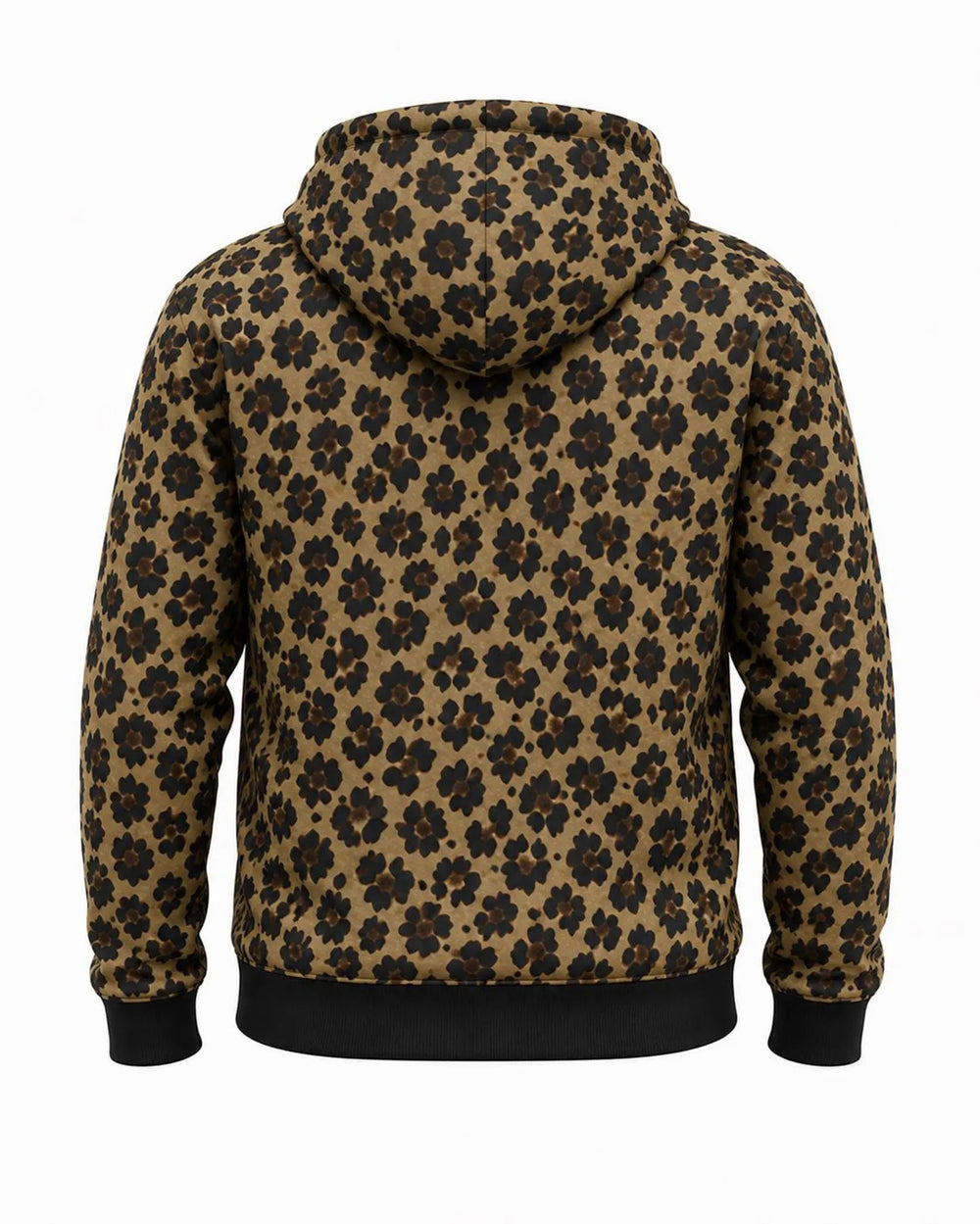 Kevlar Motorcycle Hoodie in Leopard Print with Protective Armour