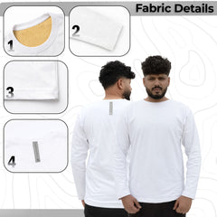 Kevlar Lined Long Sleeve Motorcycle Base Layer Shirt in White