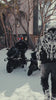 CE Level 2 Armored Reflective Motorcycle Hoodie in Black with White Thorn Print